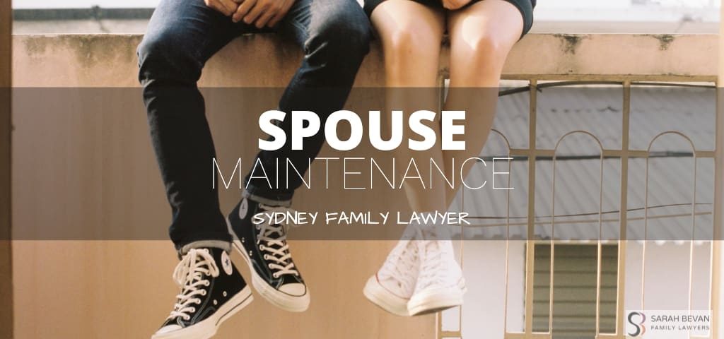 spouse maintenance family lawyers sydney
