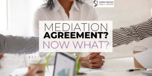 Mediation Agreement what happens family lawyer sydney
